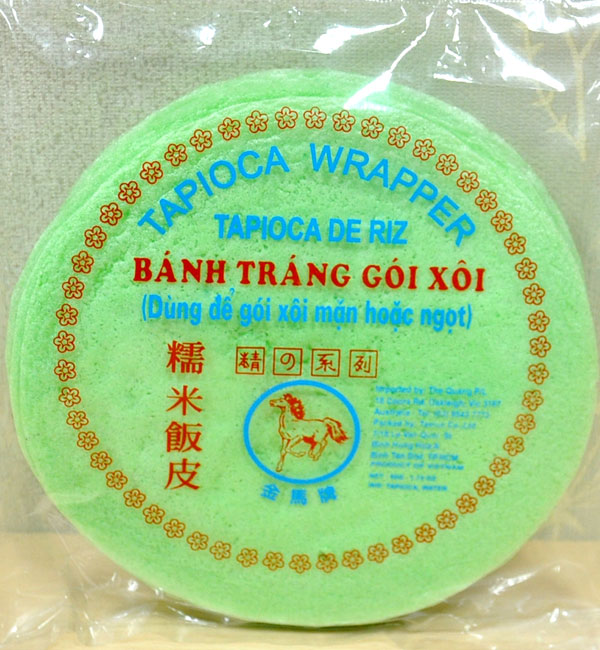 BÁNH TRÁNG GỐI XÔI XANH